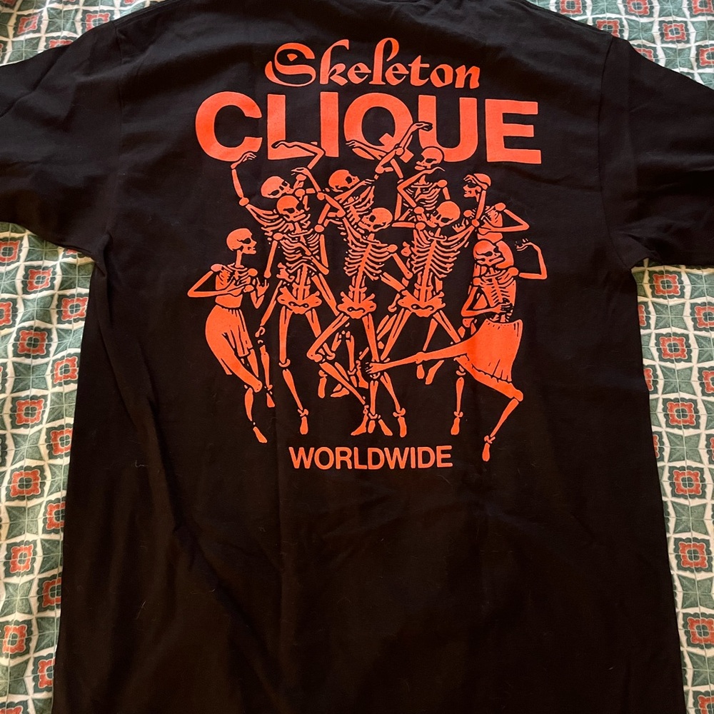 Skeleton Clique Black T-Shirt